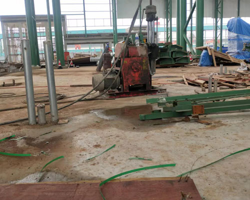 大田镇地面下沉注浆