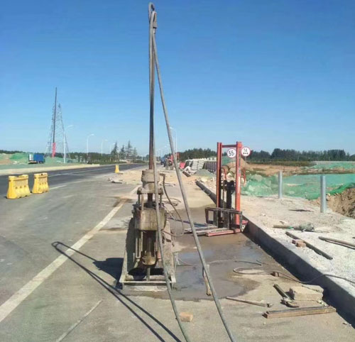 大田镇公路高聚物注浆加固